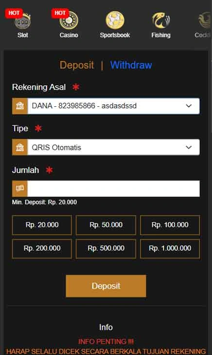 cara deposit Gn777 Slot Fresh Ver